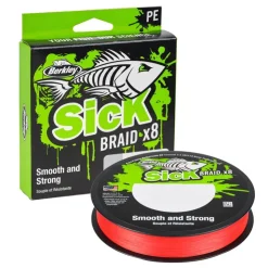 Berkley Fils - Tresses - Bdl Carnassier * Tresse Sick Braid Red - 150M