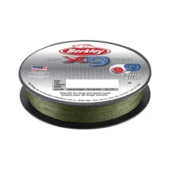 Berkley Fils - Tresses Silure|Fils - Tresses Carpe * Tresse X9 Braid Low Vis Vert - 2000M