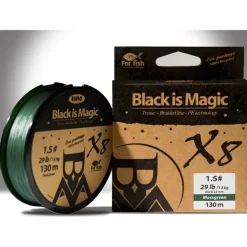 Bim Tackle Fils - Tresses - Bdl Carnassier|Tresses - Fils - Bdl Mer * Tresse Black Is Magic Mossgreen - 130M