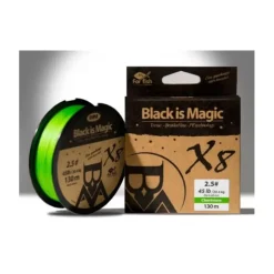 Bim Tackle Fils - Tresses - Bdl Carnassier|Tresses - Fils - Bdl Mer * Tresse Black Is Magic Chartreuse - 130M