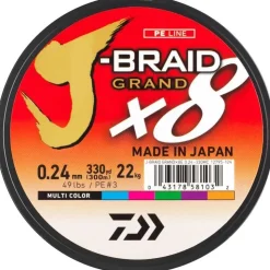 Daiwa Tresses - Fils - Bdl Mer * Tresse J-Braid Grand X8 Multicolore - 500M