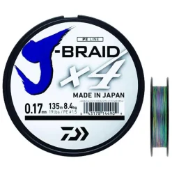 Daiwa Fils - Tresses Silure|Fils - Tresses - Bdl Carnassier * Tresse J Braid X4b Multicolore - 300M