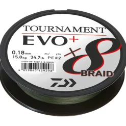 Daiwa Fils - Tresses - Bdl Carnassier * Tresse Tournament 8 Braid Evo+ - Vert - 135M