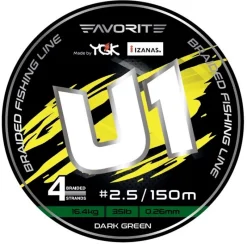 Favorite Fils - Tresses - Bdl Carnassier^Tresse U1 - Vert Foncé - 150M