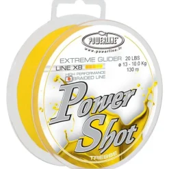 Powerline Fils - Tresses - Bdl Carnassier|Tresses - Fils - Bdl Mer * Tresse Power Shot Or - 130M