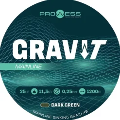 Prowess Fils - Tresses Carpe * Tresse Gravi-T Mainline Braid X8 - 1200M