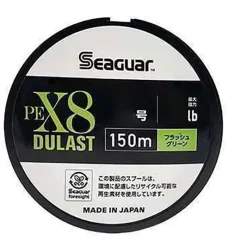 Seaguar Fils - Tresses - Bdl Carnassier|Tresses - Fils - Bdl Mer^Tresse Pe X8 Dulast Fluo Green - 150M