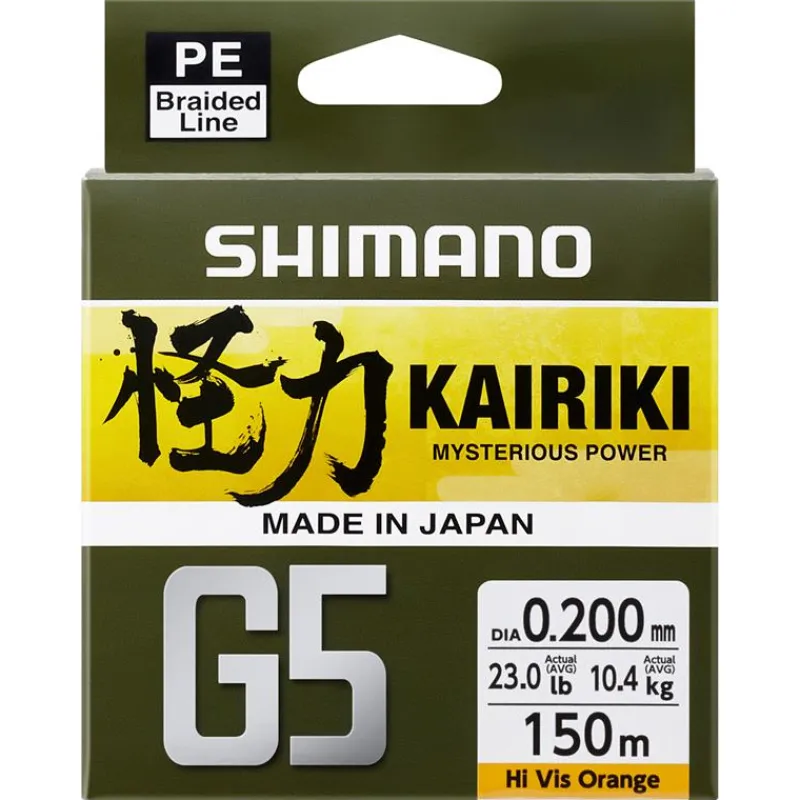 Shimano Fils - Tresses - Bdl Carnassier^Tresse Kairiki G5 Steel Grey - 150M