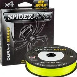 SpiderWire Fils - Tresses Silure|Fils - Tresses - Bdl Carnassier * Tresse Dura 4 Jaune - 150M