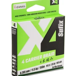 Sufix Fils - Tresses - Bdl Carnassier * Tresse X4 Braid - Lo-Vis Green