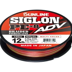 Sunline Fils - Tresses - Bdl Carnassier * Tresse Siglon Braid Pe Adv 8X Multicolor - 150M