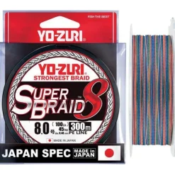 Yo-Zuri Tresses - Fils - Bdl Mer * Tresse Superbraid 8X Multicolore - 300M