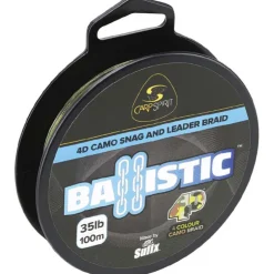 Carp Spirit Fils - Tresses Carpe * Tête De Ligne Ballistic Camo - 100M