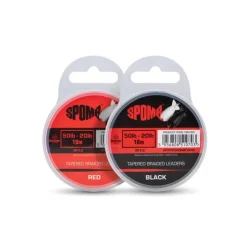 Spomb Fils - Tresses Carpe * Tête De Ligne Conique Tapered Braided Leaders - 10M
