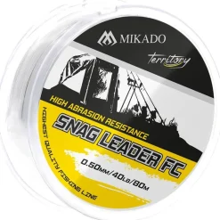 Mikado Fils - Tresses Carpe^Tête De Ligne Snag Leader Transparent - 80M