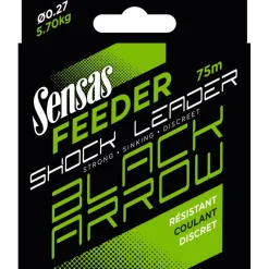 Sensas Fils - Tresses Coup & Anglaise^Tête De Ligne Feeder Shock Leader - 75M