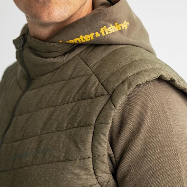 Adventer & Fishing Vestes De Pêche * Veste Sans Manche Homme Insulated Vest Olivine - Olive