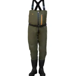Devaux Wading|Wading * Waders Respirant Zip 400 Botte - Olive