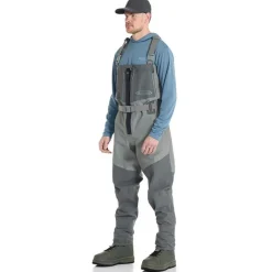 Vision Wading|Wading^Waders Stocking Respirant Koski Grey Zip Waders
